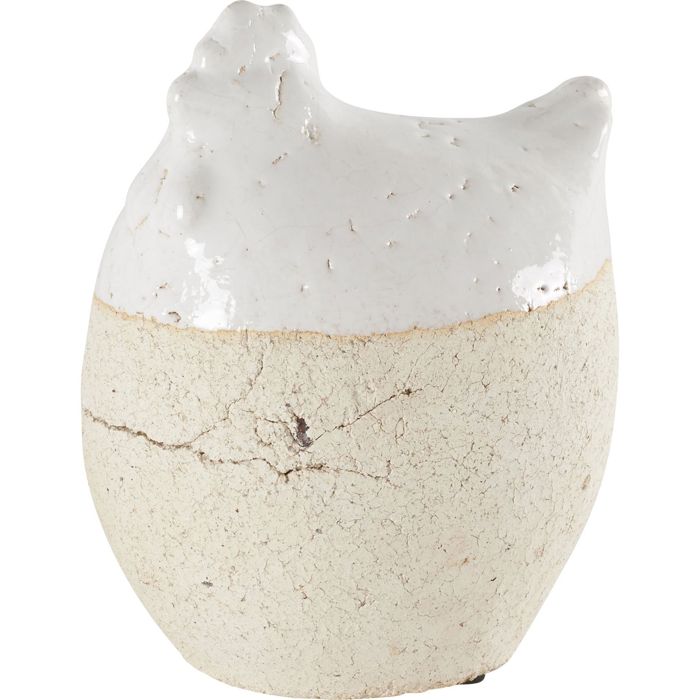 Poule Blanche H24cm