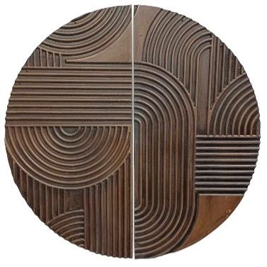 Art Mural Rond Line