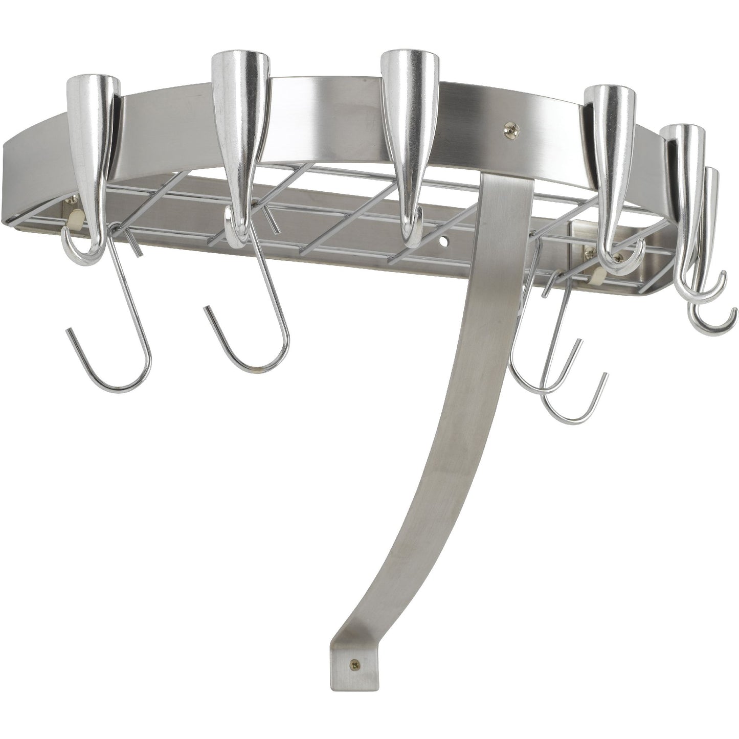 Etagère Demi-lune 4 Crochets Cook Inox L47cm