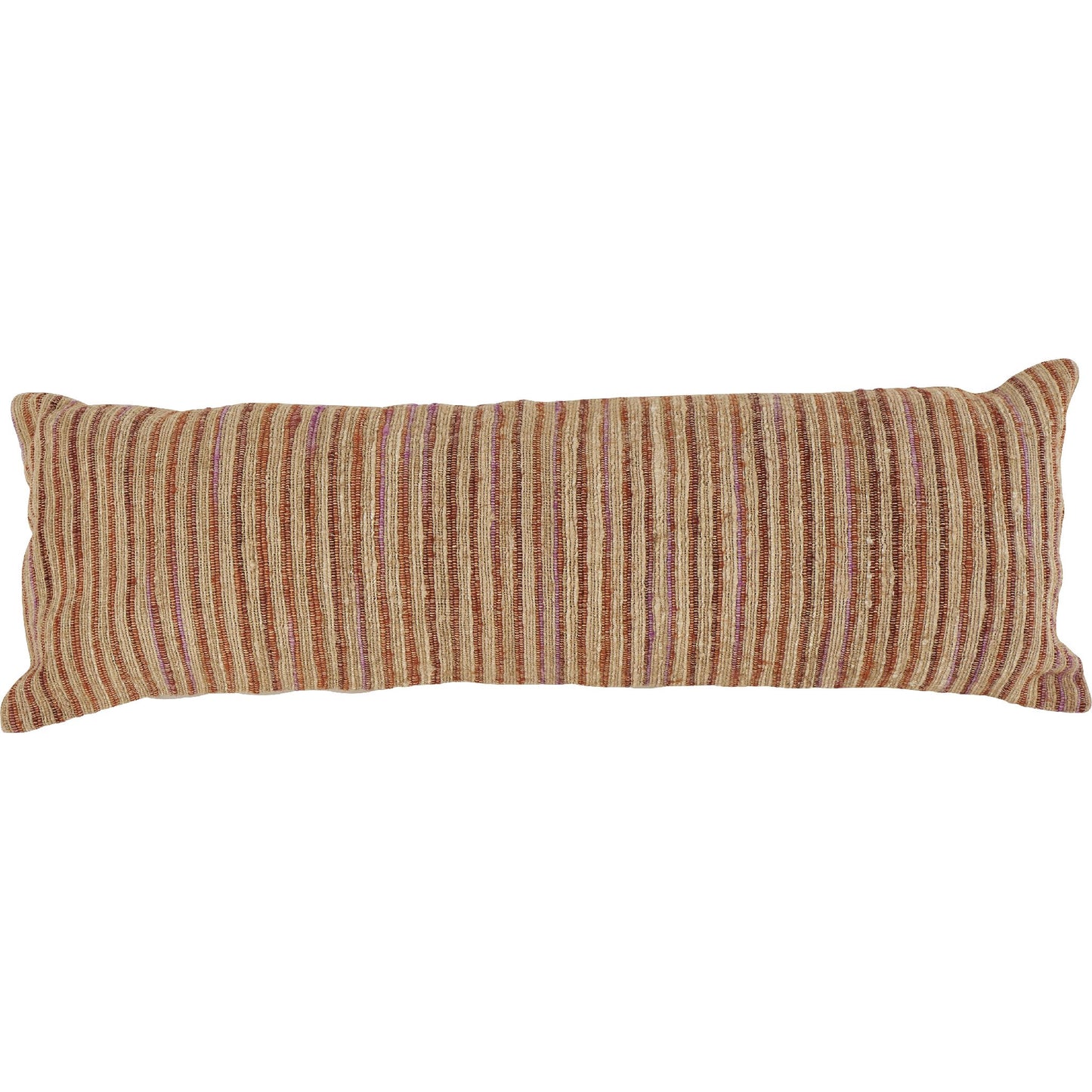 Coussin Lignes Orange 100xH35cm