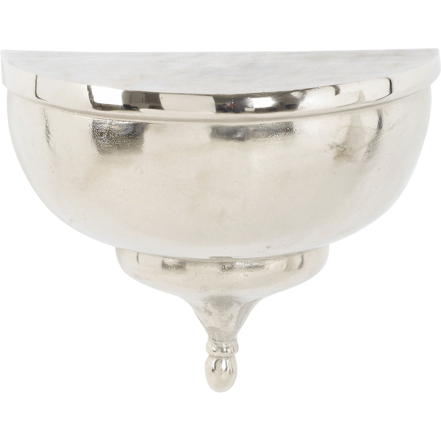 Console-sellette Alu Nickel L60xH50cm