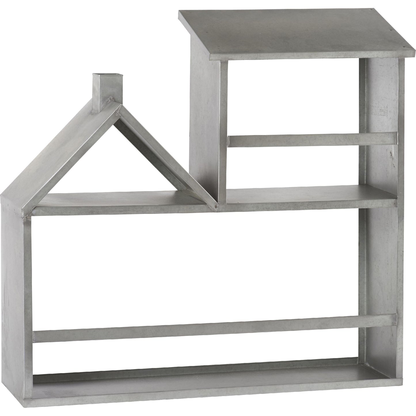 Etagère Maison Zinc 64,5x20xH62cm