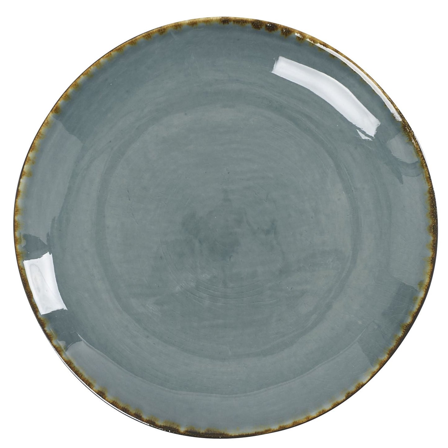 Assiette Dessert Grimaud Pétrole D20m