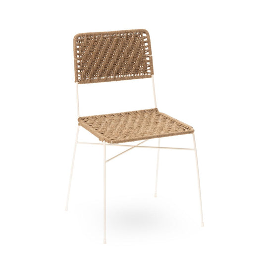 Chaise Venda Blanche/Jute