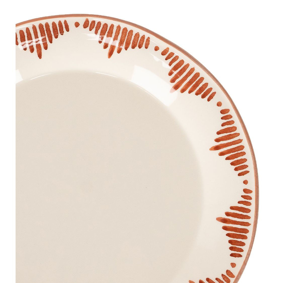 Assiette Plate Naples Terracotta