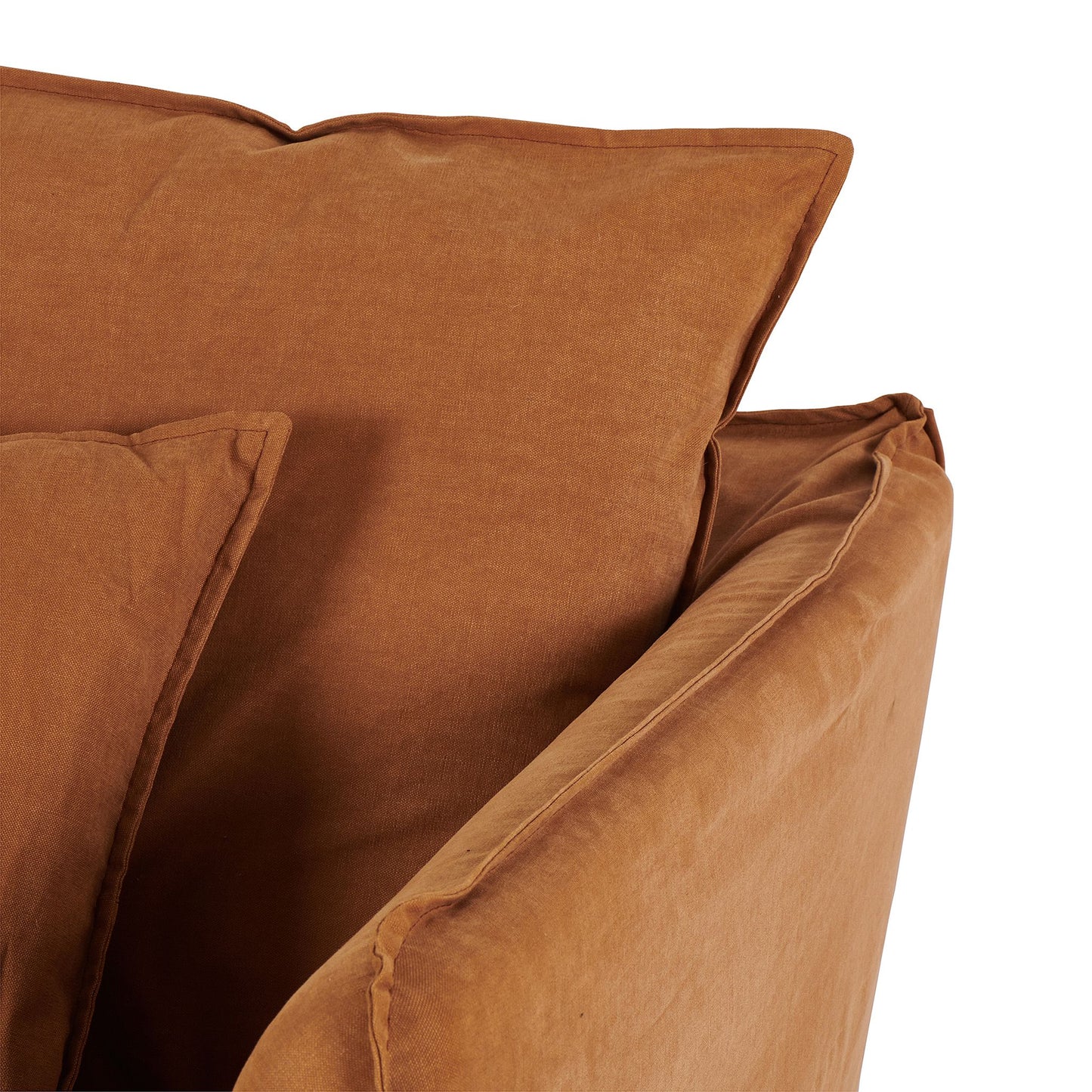 Fauteuil Paros Coton Terre Cuite 106x105xH77cm
