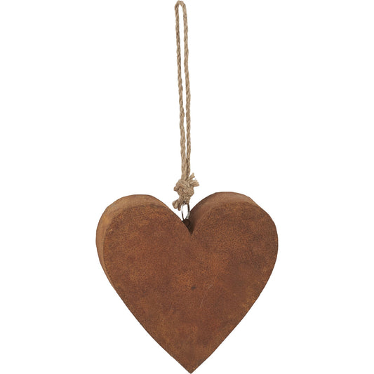 Coeur Rouille 15x4XH15cm
