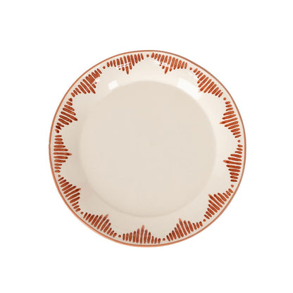 Assiette Plate Naples Terracotta