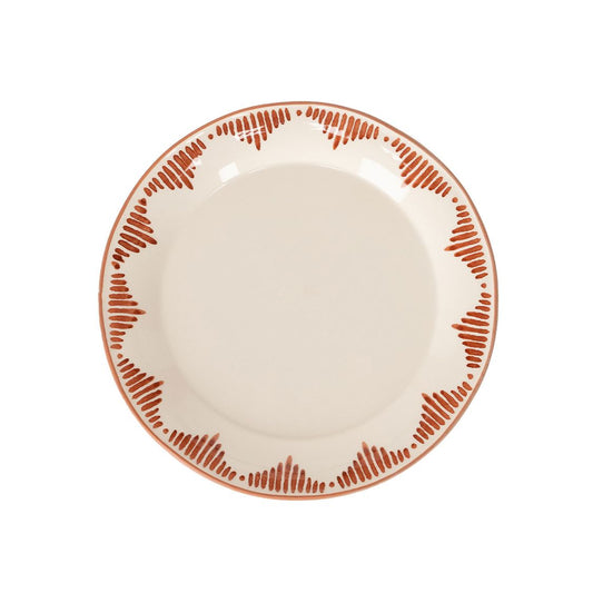Assiette Plate Naples Terracotta