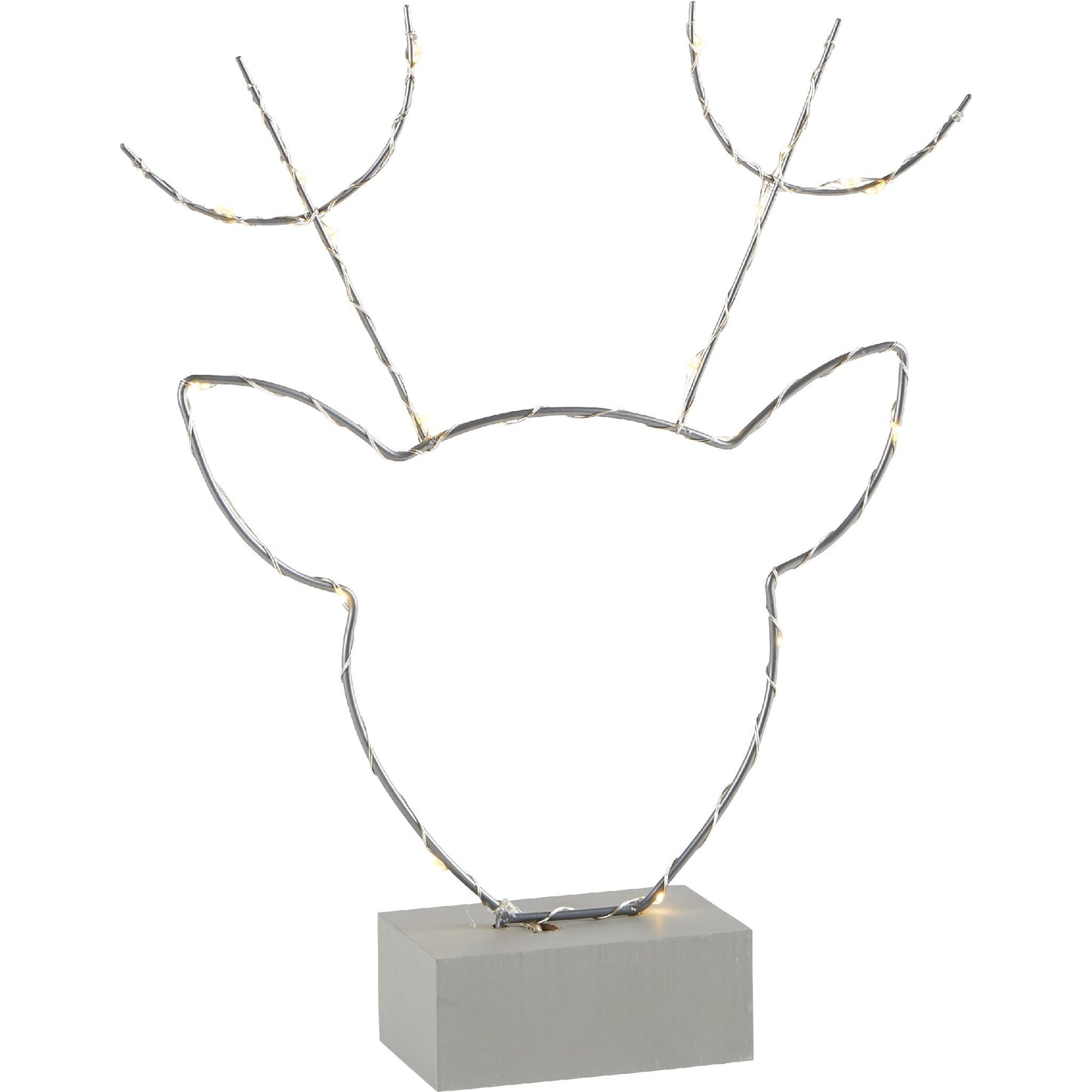 Cerf Leed 25x6xH32,5cm