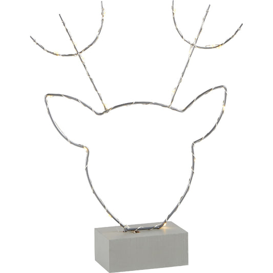 Cerf Leed 25x6xH32,5cm