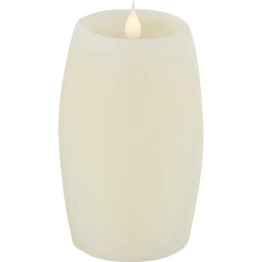 Bougie Led Ovoïde D9xH17cm