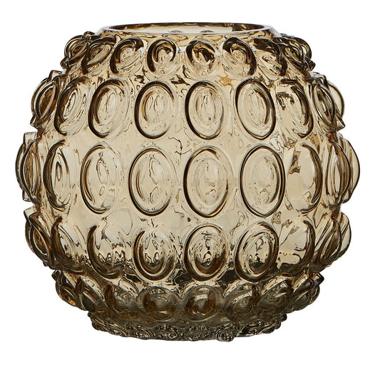 Vase Bulles Jaune D20xH18cm