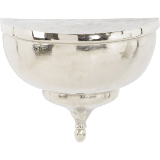 Console-sellette Alu Nickel L60xH50cm