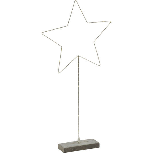 Etoile Métal Led Sur Socle 40x71.5xH84cm