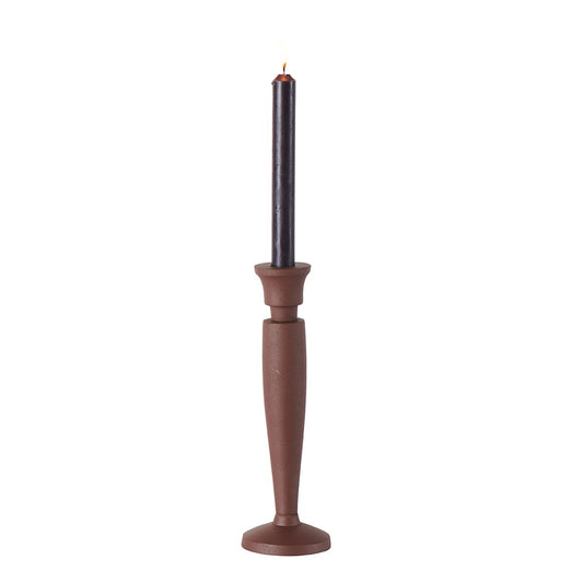 Bougeoir Lasso Rouille D8.5xH26.5cm