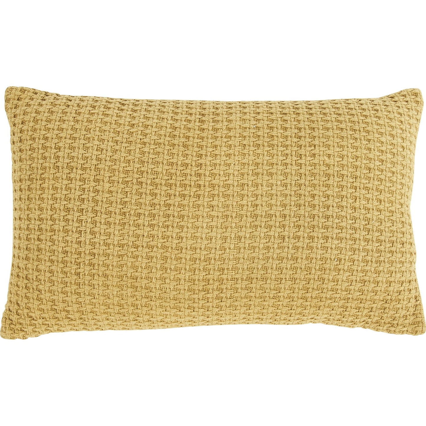 Coussin Rectangle Jacquard Moutarde 50x30cm