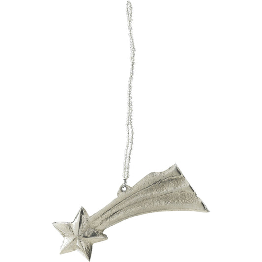 Etoile Filante Alu Argenté 4x11cm